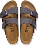 Birkenstock Arizona Birkibuc Sandaal - Fashion Wear - Volwassen - Zwart - Maat 43