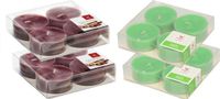 Trend Candles - 16x max-size geurkaarsen theelichtjes kaneel en appel 8 branduren