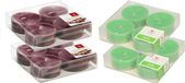 Trend Candles - 16x max-size geurkaarsen theelichtjes kaneel en appel 8 branduren