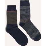 Marcmarcs Sokken Florian Cotton 2-pack Blauw