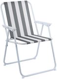 Merkloos / Sans Marque Foldable Anthracite Chair