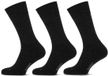Basset Merinowollen Sokken - Casual - 3 paar - Antraciet - Dames en Heren - Merino Wol - Maat 43/46