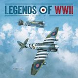 Legends of World War II - Legendäre Flugzeuge des Zweiten Weltkrieges 2027 - Wand-Kalender