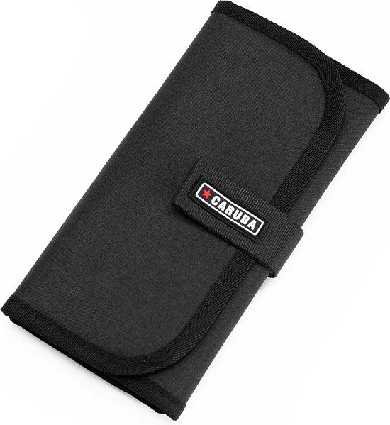 Caruba Filter Organiser Black L - Camerahoesje voor Spiegelreflexcamera - 3 lenzen