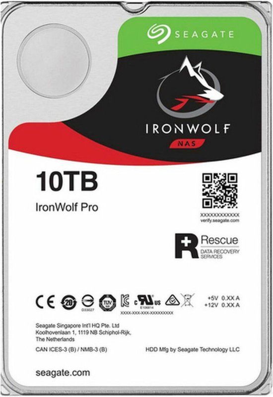 Seagate IronWolf Pro 10 TB - 3.5 inch Hard Drive - ST10000NE000