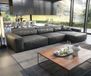 DELIFE Hoekbank Sirpio XL 370x170 cm kunstleer Vintage antraciet