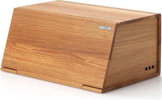 Continenta Broodtrommel - Lichteiken - 40x28cm - Hout