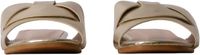 Super Mode La Bottine Souriante Platte instapsandalen goud