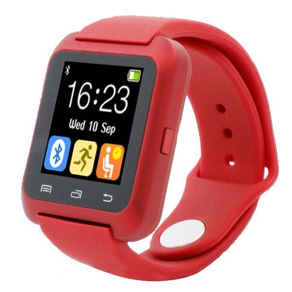 Stuff Certified U80 Smartwatch Smartphone Fitness Sport Activity Tracker Horloge OLED Android iPhone Samsung Huawei Rood