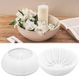 Ibenzoa® Moule en silicone Ø21×H9 cm – Bol, boîte de rangement et pot de fleurs créatifs en silicone flexible et résistant aux déchirures, adapté pour résine, béton et plâtre
