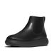 FitFlop IQ-Comff Leather Zip Ankle Boots ZWART - Maat 43