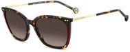 Carolina Herrera Zonnebril HER 0344/S 65T/HA Vrouwen Paars Bruin