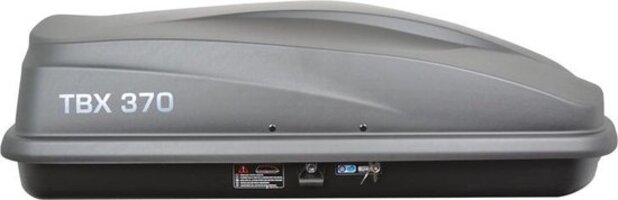 Twinny Load TBX 370 Liter Dakkoffer - Mat Zwart - 138x78x36 cm