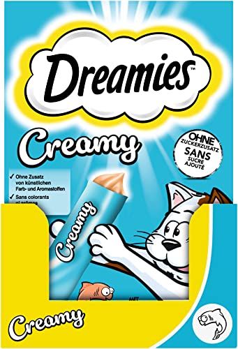 Dreamies Romige Snack Met Zalm 11 X 4X10G
