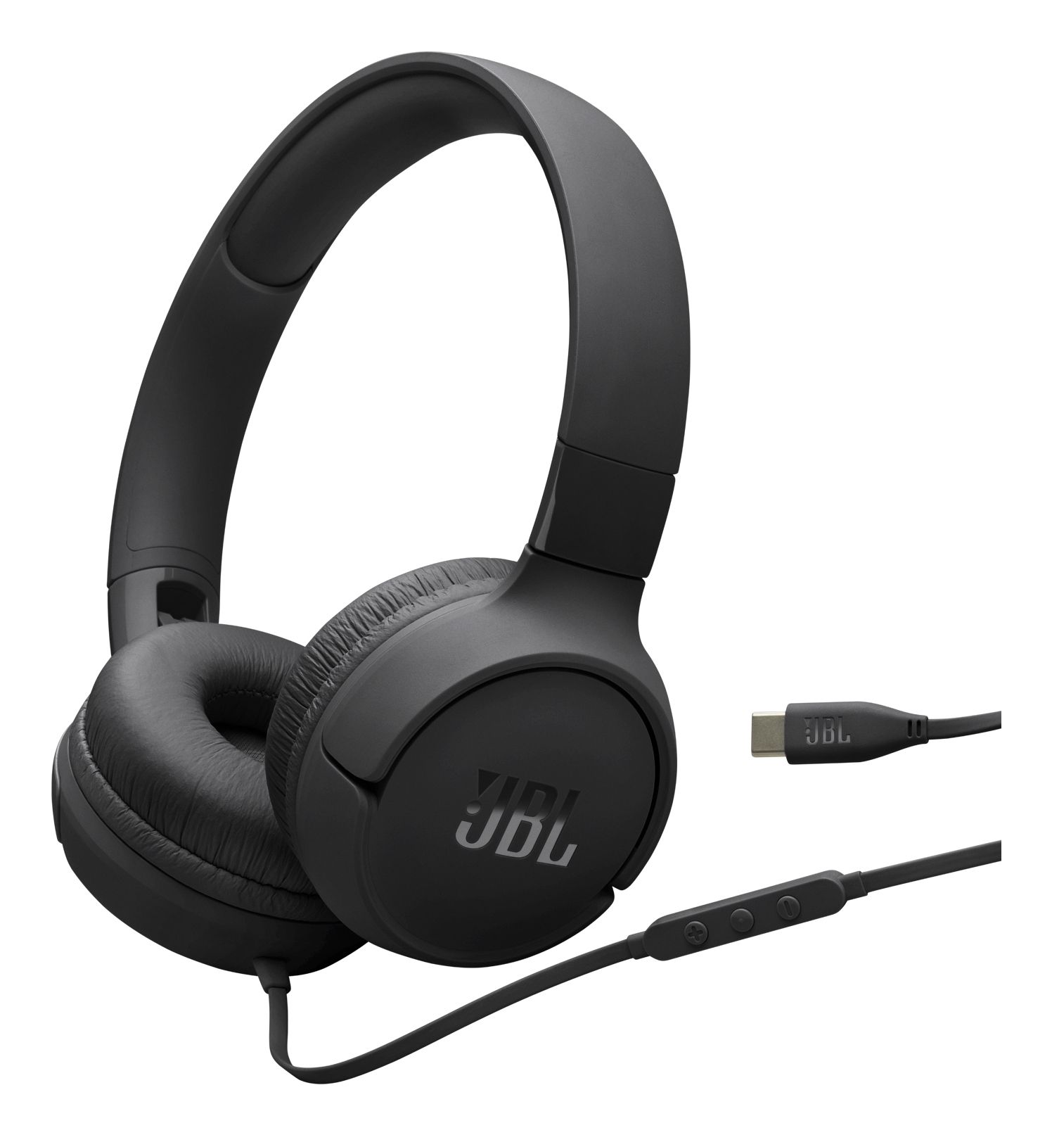 JBL Tune 520C - Bedrade On-ear Hoofdtelefoon - USB-C - Zwart