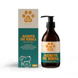 Drasanvi Dr. Green Omega 3 olie voor volwassen honden en katten, Antarctische krillolie met EPA DHA, astaxanthine en choline | ondersteuning voor gewrichten, mobiliteit, huid en vacht
