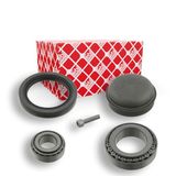 febi bilstein 26005 wiellagerset met asafdichtring, bevestigingsschroef en stofkap, 1 stuk