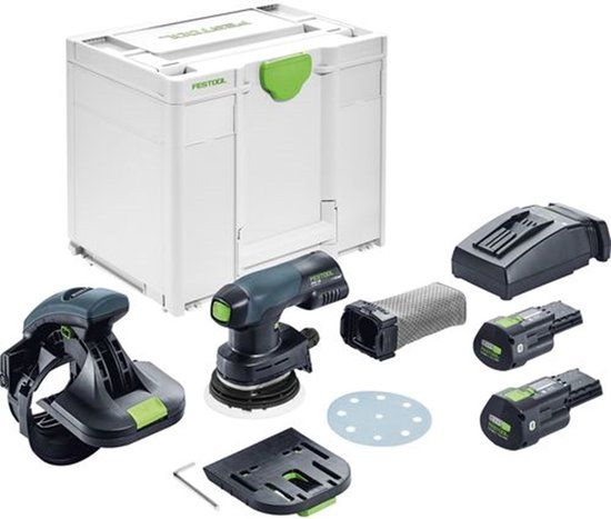 Festool ES-ETSC 125 3,0 I-Plus Accu Kantenschuurmachine 18V - 125mm - Set in Systainer