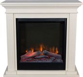 Xaralyn Elektrische haard - Cadiz ELE-MDW - Witte MDF haardombouw - 1500 Watt verwarming - afstandsbediening