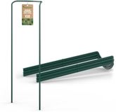 GardenGloss Heestersteunen - Gecoat Staal - 10 Stuks - Halfronde Plantensteun & Bloemsteun - 100 x 40 cm