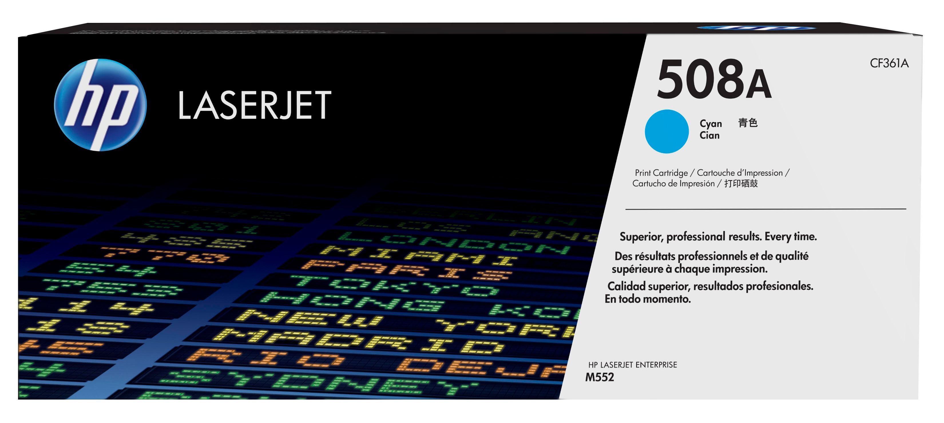 HP 508A originele cyaan LaserJet tonercartridge