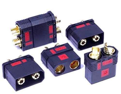 VUNIVERSUM 5 paar QS8S QS8 8mm gouden stekker connector - 10 stuks - E-scooter E-bike E-fiets