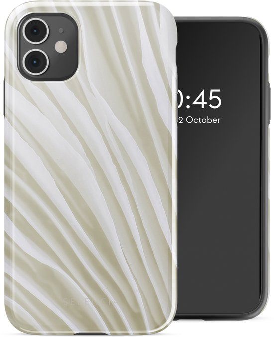 Selencia Hoesje - Geschikt voor Apple iPhone 11 - Backcover - Nature Light Brown