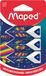 Maped - 3 stuks piramidegommen - Voor precisie en comfort - Witte gum - Pixel Party serie - Recyclebare verpakking