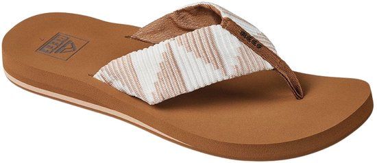 Reef Spring Wovensand Dames Teenslippers - Zand - Maat 38,5