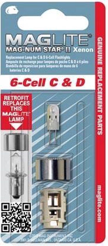 Maglite Reservelamp (Xenon) Voor Ml6/Lcl6 - 1 St.