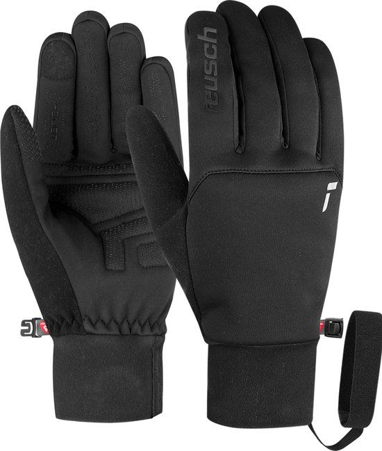 Reusch Backcountry TOUCH-TEC™ Fingerhandschoenen - Zwart-Zilver - Unisex - Maat 8.5