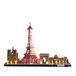 3D-puzzel Paris LED Cityline | Model om te bouwen | 3D-puzzel voor kinderen en volwassenen | 115 stukjes | cadeau voor jongens 8 jaar