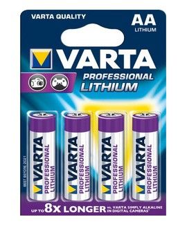 Varta Lithium AA Batterijen - 4 stuks