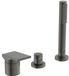 Ideal Standard 3-Loch-Wannenarmatur Extra m.HB z. Wannenablauf Magnetic Grey, BD517A5
