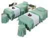 Jupe pour table de massage avec taie d'oreiller et housse
