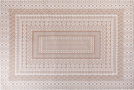 BAGLAR - Jute vloerkleed - Beige/Wit - 200 x 300 cm - Jute