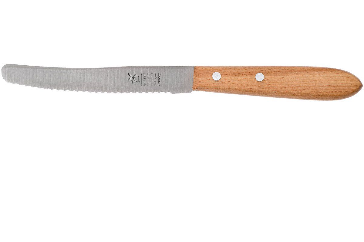 Robert Herder Tafelmes met kartel - RVS - Roodbeuken - 12.5 cm