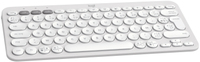 Logitech Pebble Keys 2 K380s - Draadloos Toetsenbord - Azerty - Wit