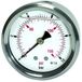 Glycerinmano. RIEGLER Glycerinmano. »Pressure line«, CrNi-stalen behuizing, aansluiting achter centra, G 1/4, kwaliteitsincl. 1,6, mes. 0-60,0 bar/850 psi, Ø63