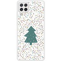 Samsung Galaxy A22 4G Kerstboom Beschermende Siliconen Hoes