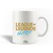 Maniacase Mug League of Legends Wild Rift Logo Bleu Jaune
