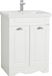 Casalo L meuble-lavabo 2 pièces, 60 cm de large, style champêtre, évier en céramique