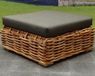 Sabuga Repose-pieds 92x92x48 cm Rotin Naturel