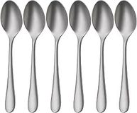WMF Merit espressolepelset, 6 stuks, 6 personen, gezandstraald, ergonomisch, Cromargan protect, vaatwasmachinebestendig bestek 1140966310