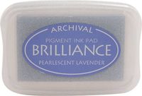 Tsukineko Brilliance ink pad pearl lavender