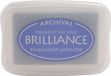 Tsukineko Brilliance ink pad pearl lavender