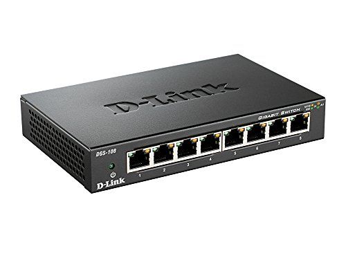 D-Link DGS-108 Switch 8 poorten