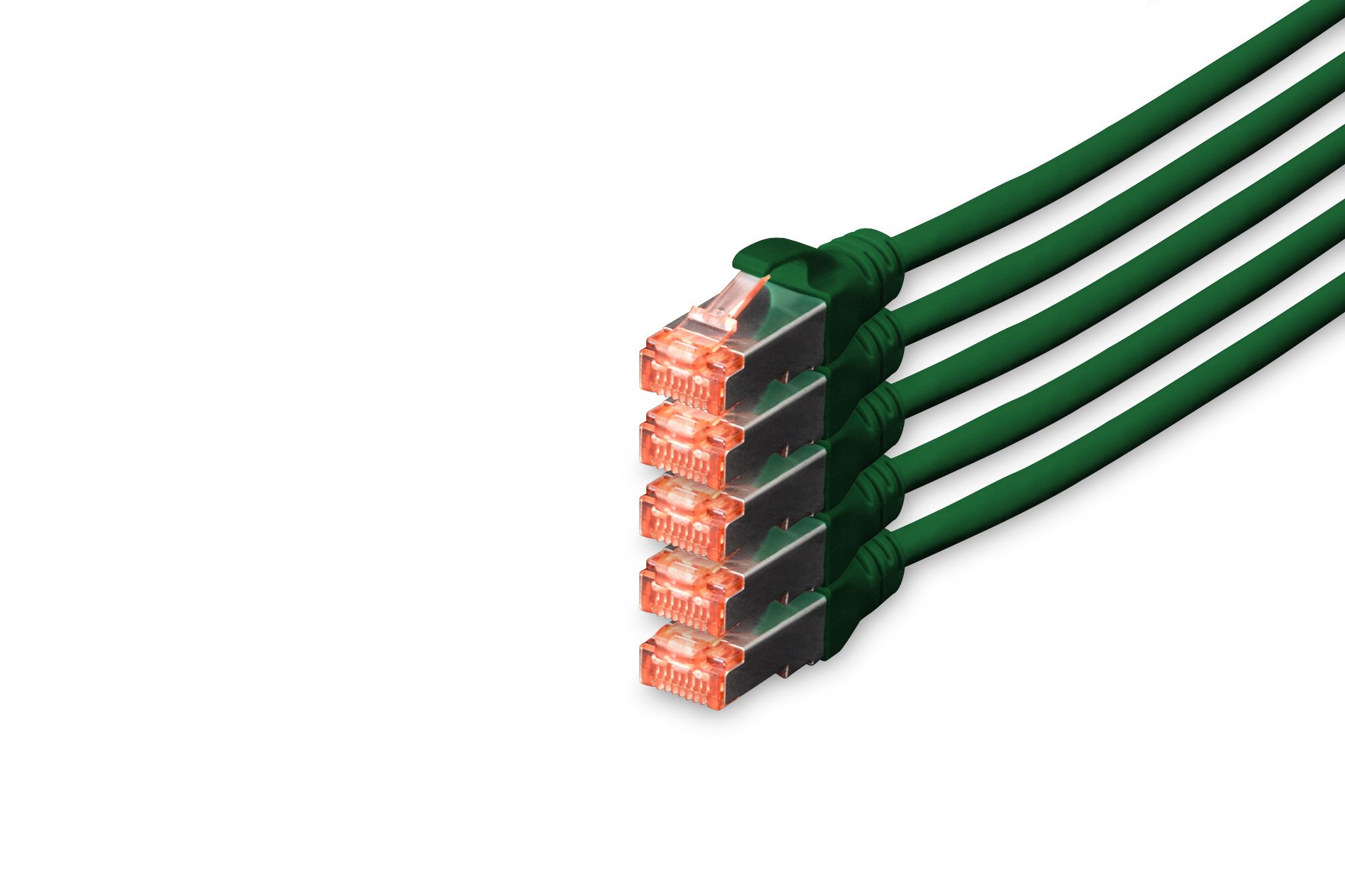 Digitus DK-1644-100-G-5 - Netwerkkabel - 10 m - groen