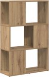 vidaXL Tv-meubelset - 60 x 24 x 94,5 cm - Bruin - Bewerkt hout