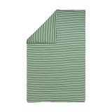 Marimekko Housse de couette Tasaraita 150x210 cm blanc cassé-vert foncé